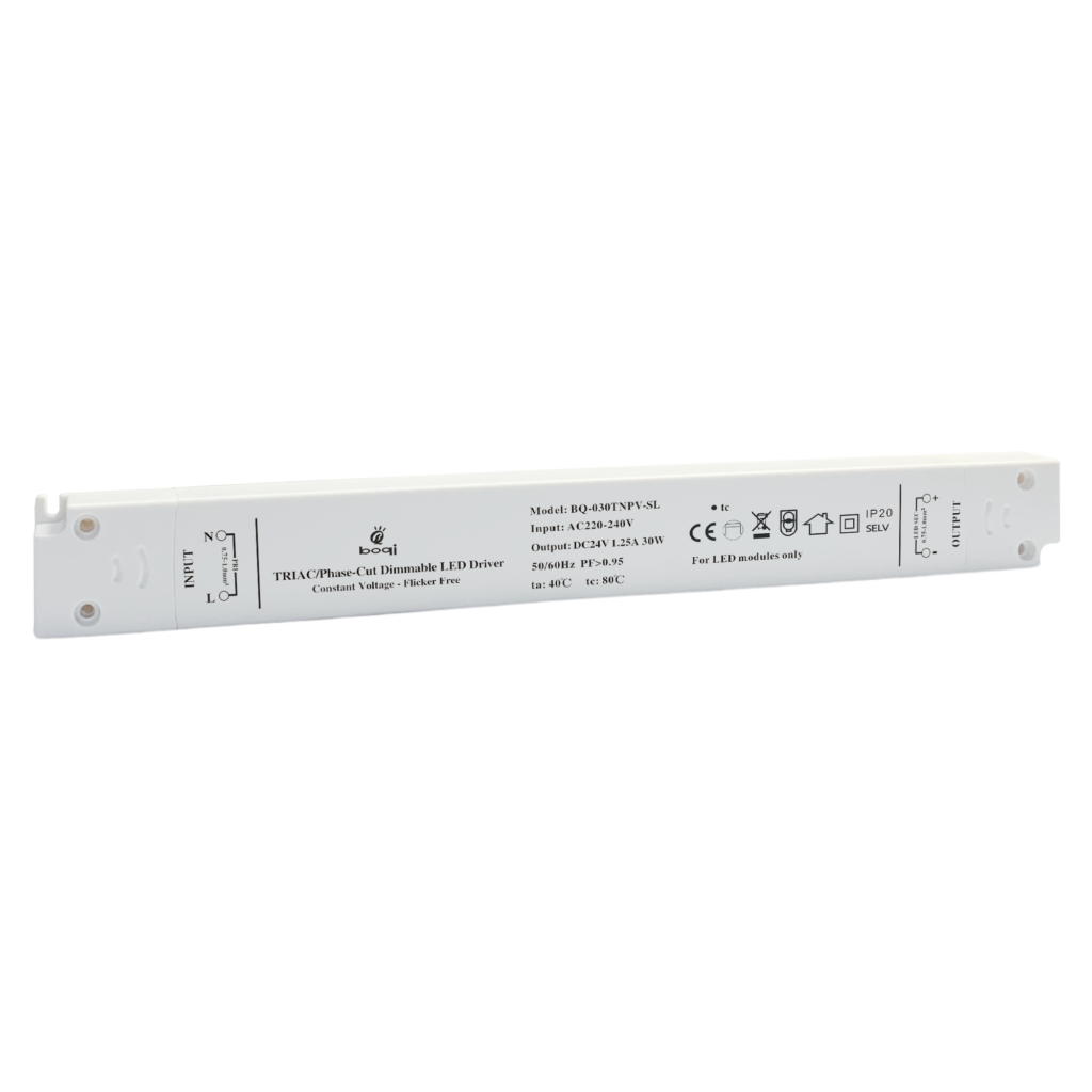 drivers de led triac reguláveis bq 030tnpv sl 24v