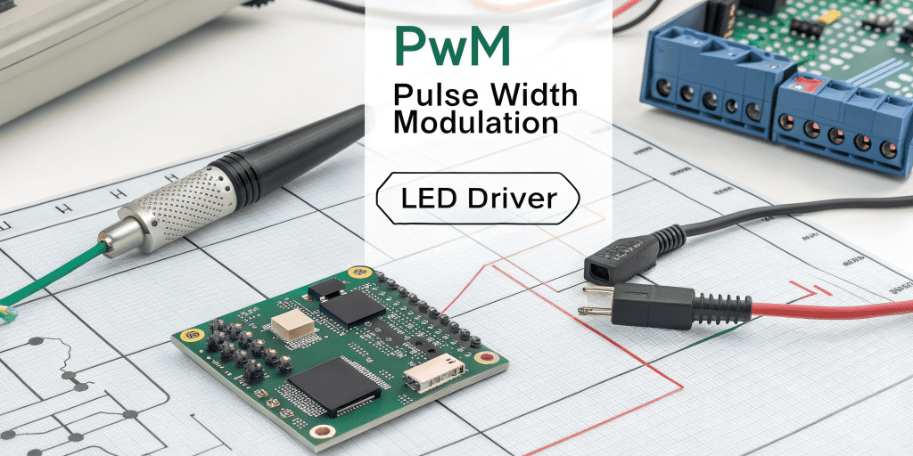 как управлять выходом светодиодного драйвера с постоянным током с помощью pwm