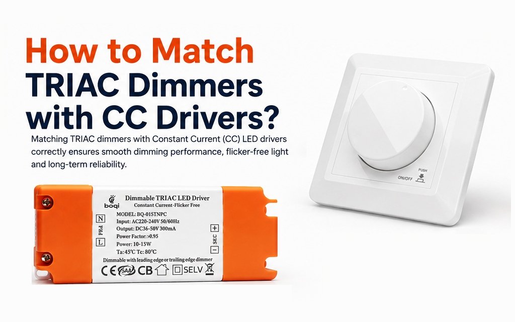 hoe triac dimmers te matchen met cc drivers