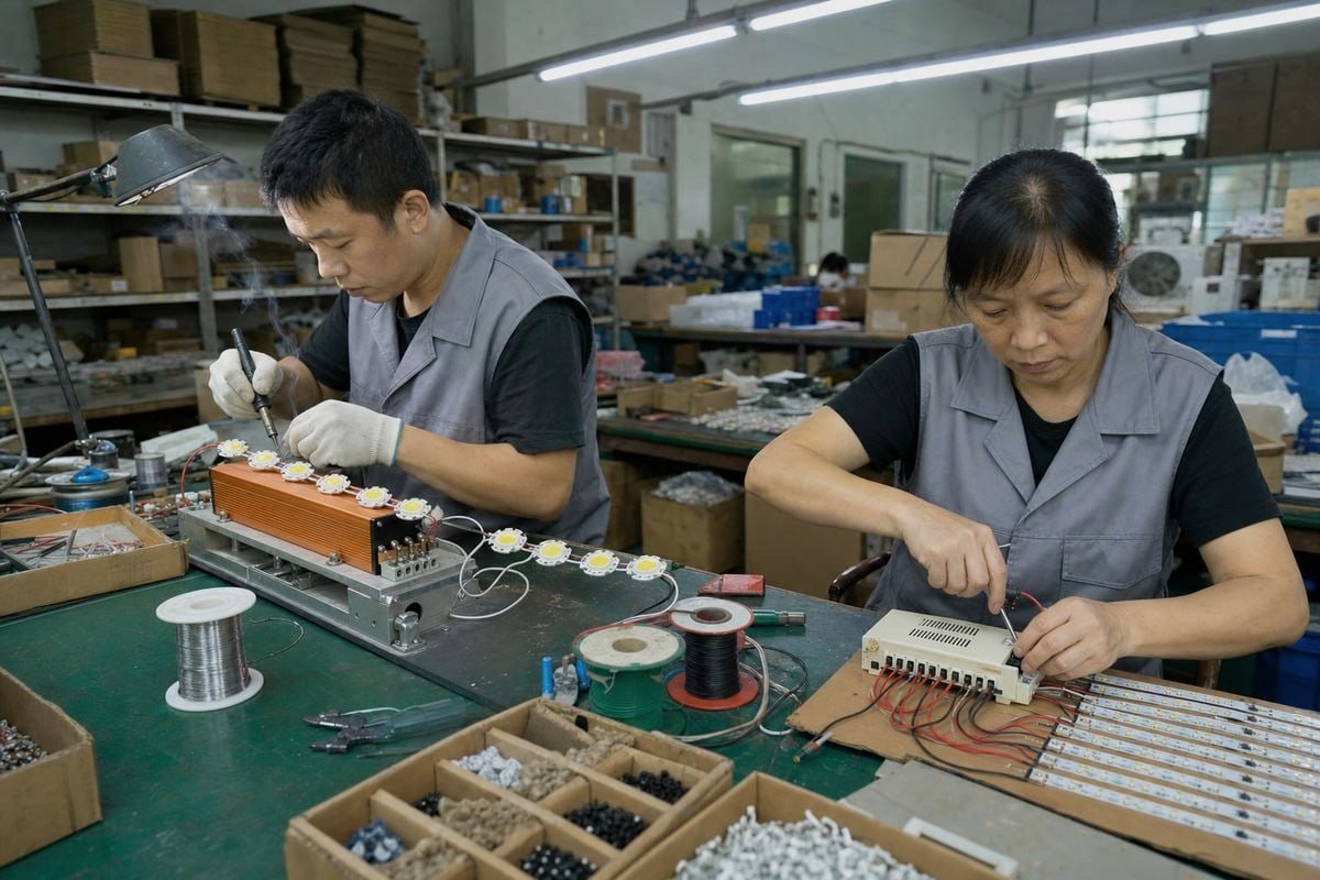 LED Driver Cost Factors Cost factors for selecting 0-10V LED drivers in large-scale manufacturing production (ID#4)
