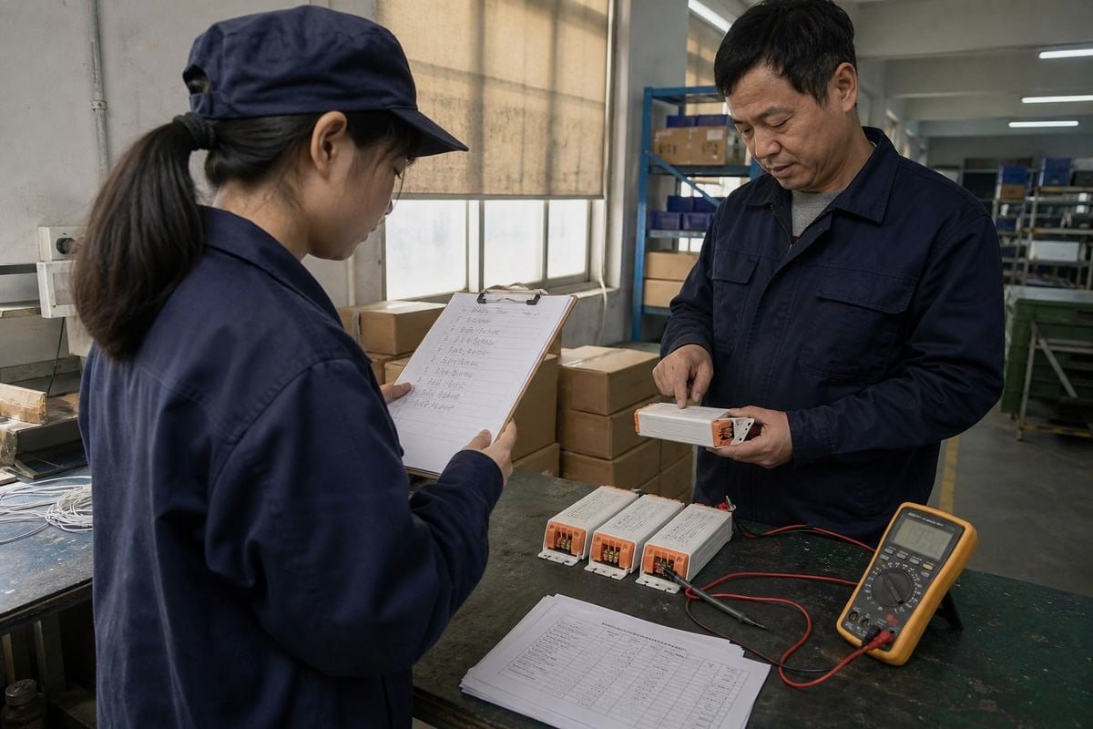 TRIAC Dimmer Checklist Checklist for verifying LED voltage, current, and dimming compatibility before pairing (ID#2)