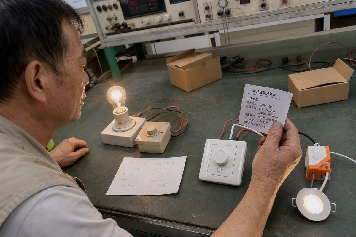 Fixing Dimmer Flicker Illustration of causes behind TRIAC dimmer flicker and uneven dimming issues (ID#4)