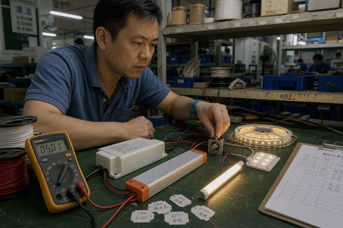 Overview of typical applications for constant voltage 0-10V LED drivers (ID#1)