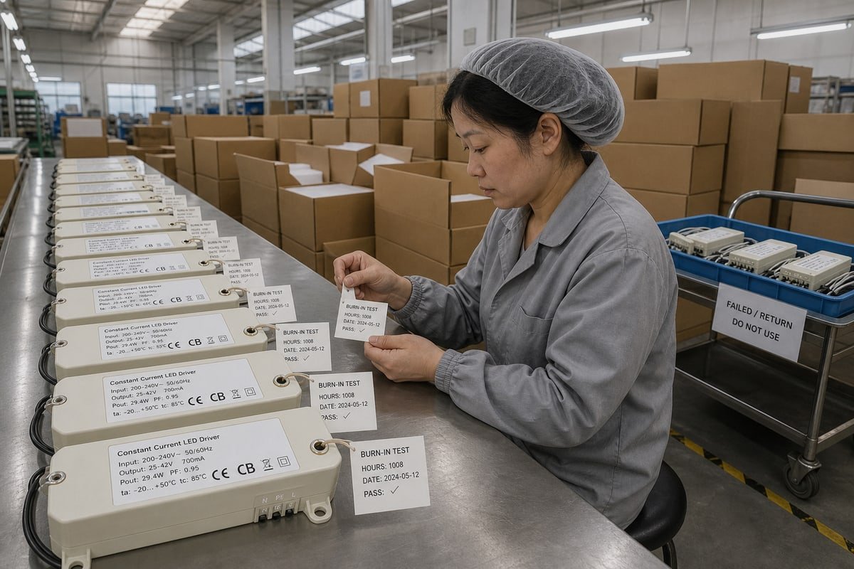 Choosing Correct Driver Selecting the right constant current driver matches LED module specifications precisely (ID#5)